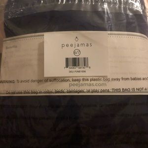 New In Package Peejamas size 6/7 Dark Blue